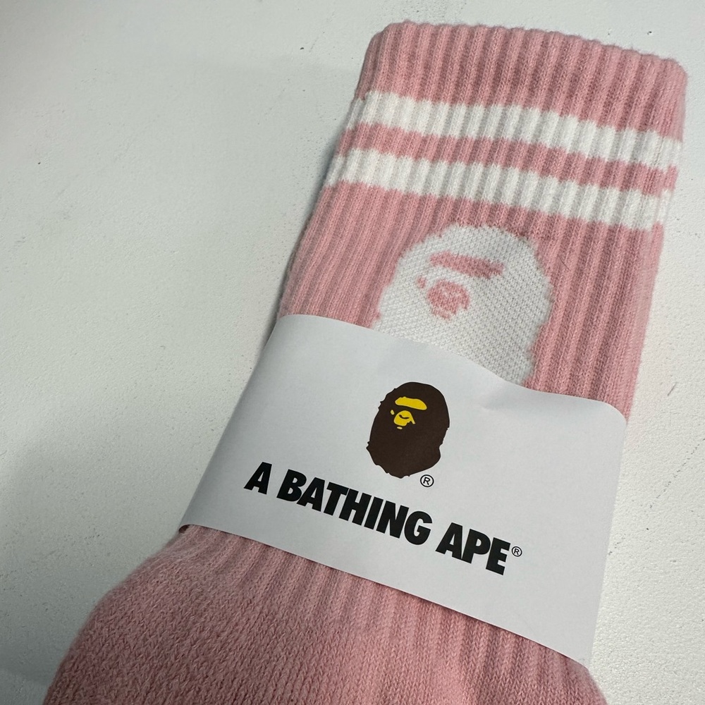 Bape Pink Socks (OS)
